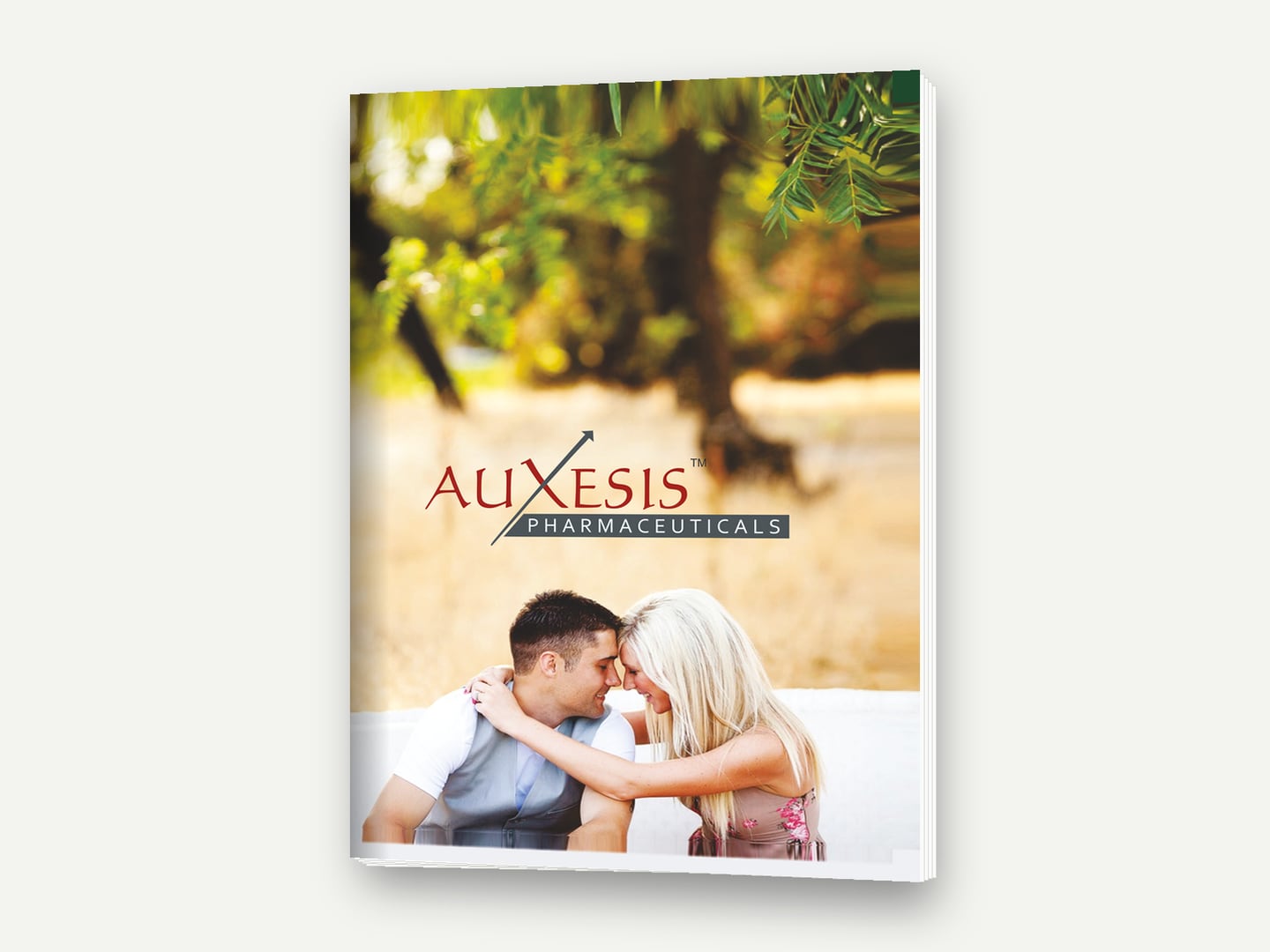 Auxesis Pharmaceuticals — Auxesis Pharmaceuticals visual-aid cover — Visual aid designed and printed by Daffodil Design & Prints, Bengaluru