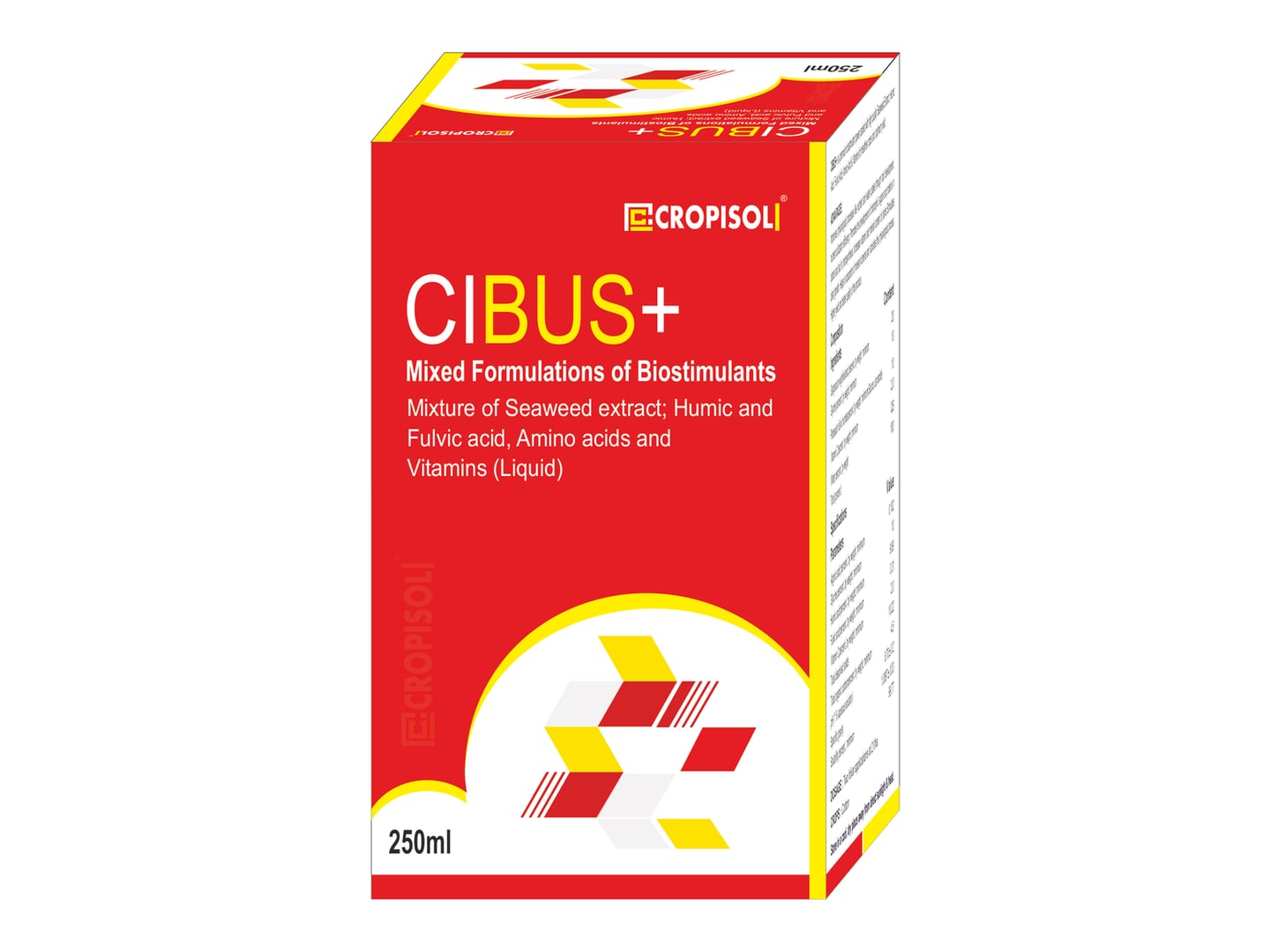 Cropisol Organics — CIBUS+ biostimulant carton — Carton designed and printed by Daffodil Design & Prints, Bengaluru