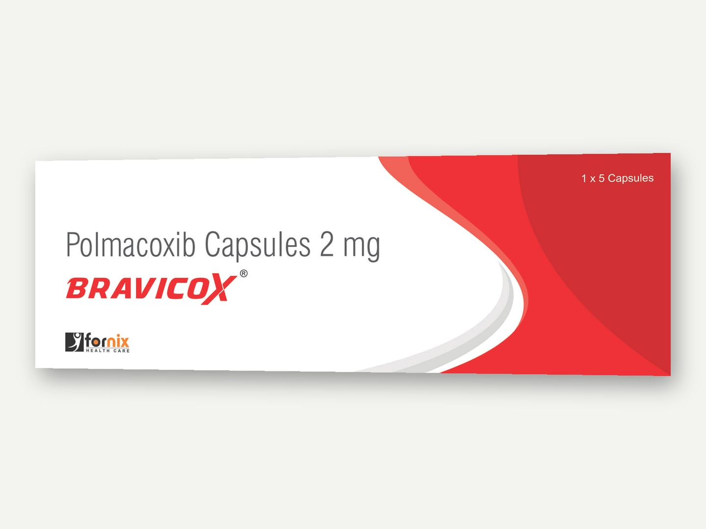 Fornix Health Care — BRAVICOX (Polmacoxib Capsules 2 mg) — Flat artwork