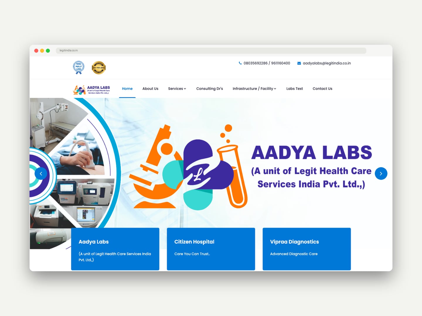 Legit India — Website — Website designed and printed by Daffodil Design & Prints, Bengaluru