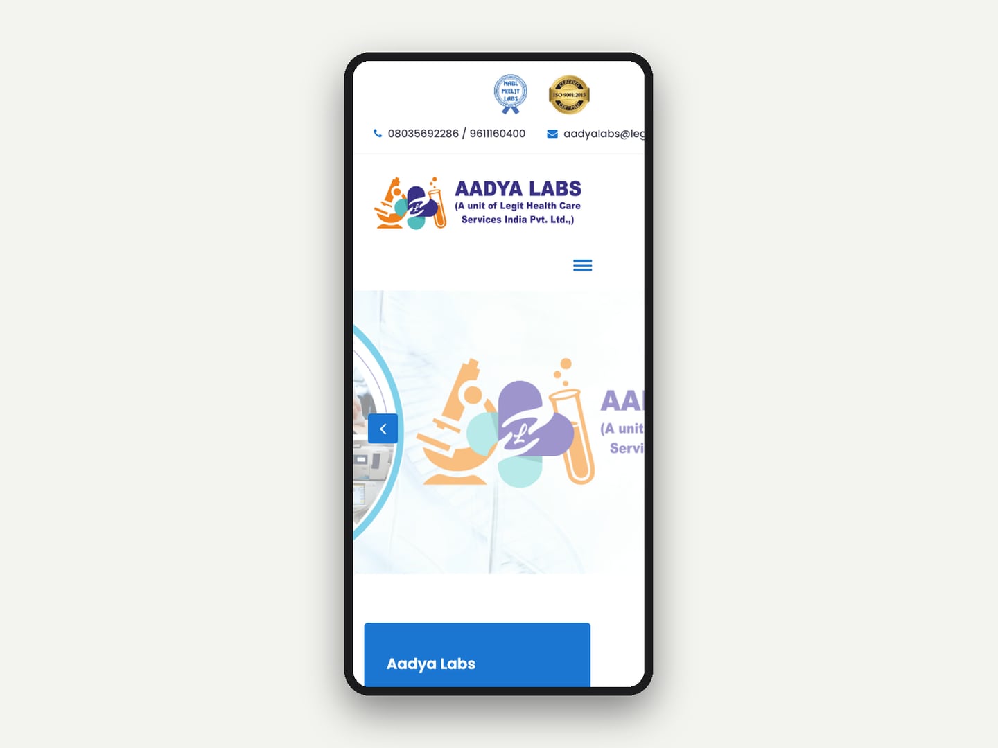 Legit India — Website — mobile