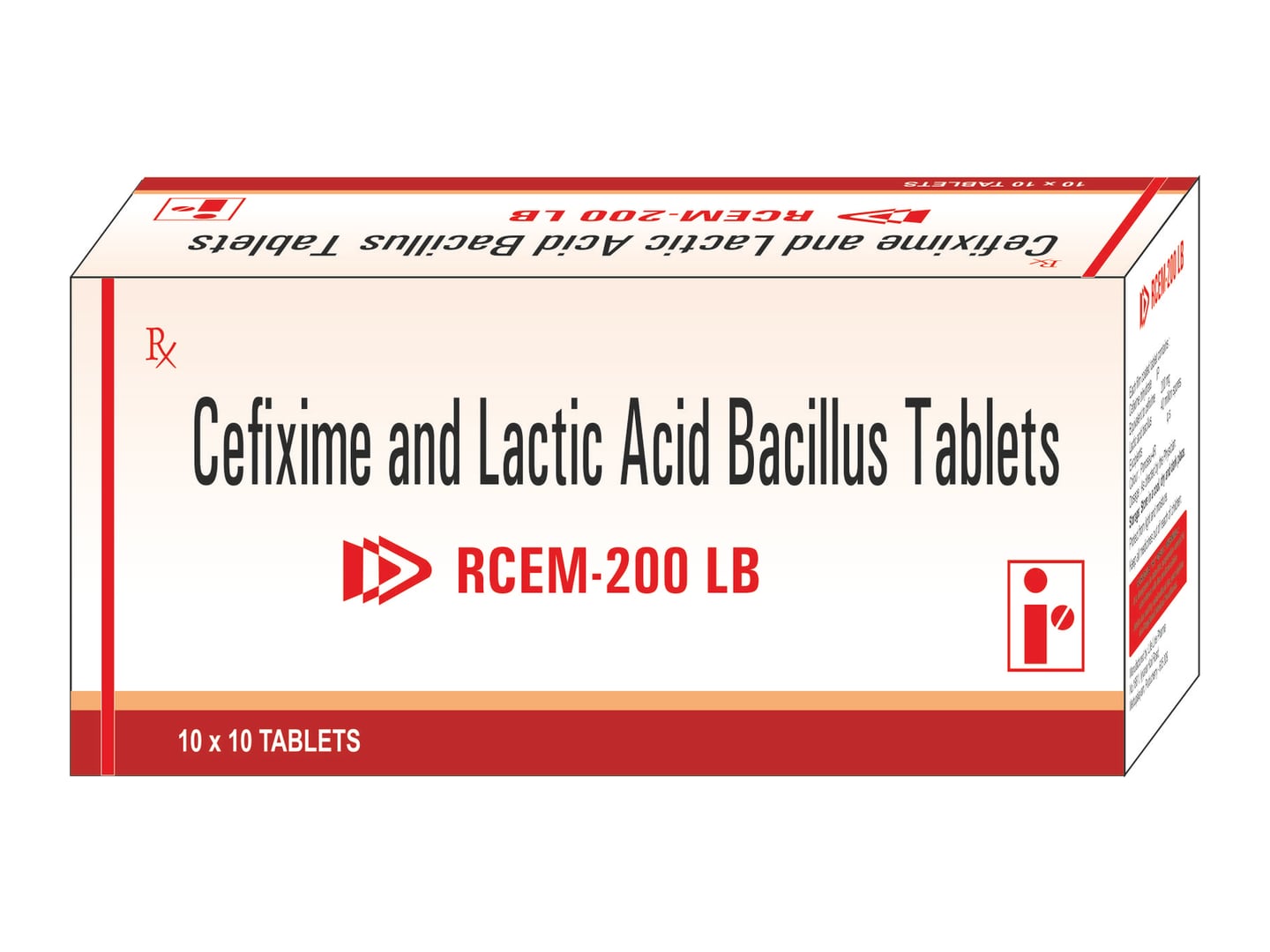 Richfield Pharmaceuticals — RCEM-200 LB tablets carton — Carton designed and printed by Daffodil Design & Prints, Bengaluru