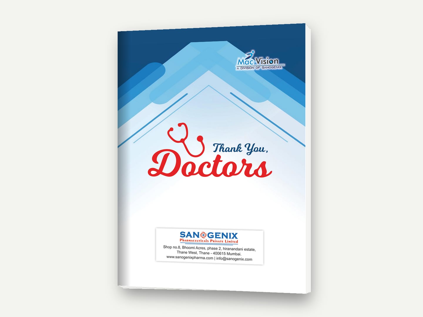 Sanogenix Pharmaceuticals — 'Global Technology. Better Tomorrow.' visual-aid cover — Cover