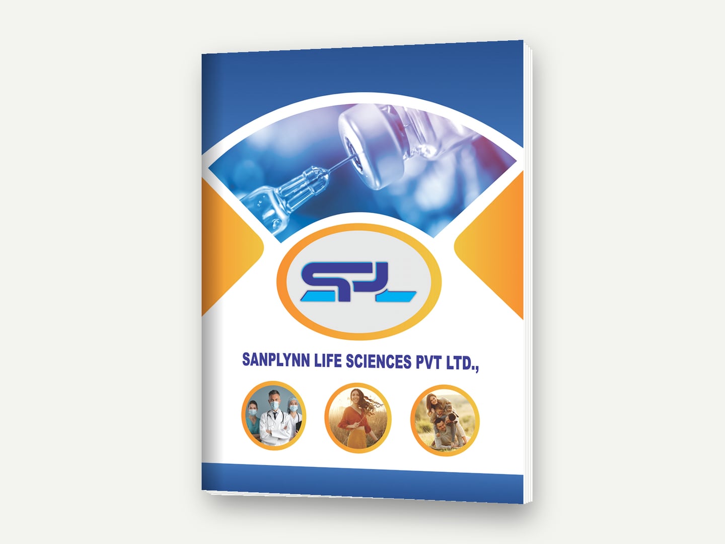 Sanplynn Life Sciences — Sanplynn Life Sciences visual-aid cover — Visual aid designed and printed by Daffodil Design & Prints, Bengaluru