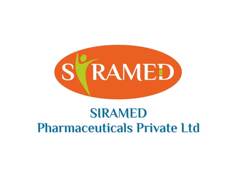 Siramed Pharmaceuticals logo designed by Daffodil
