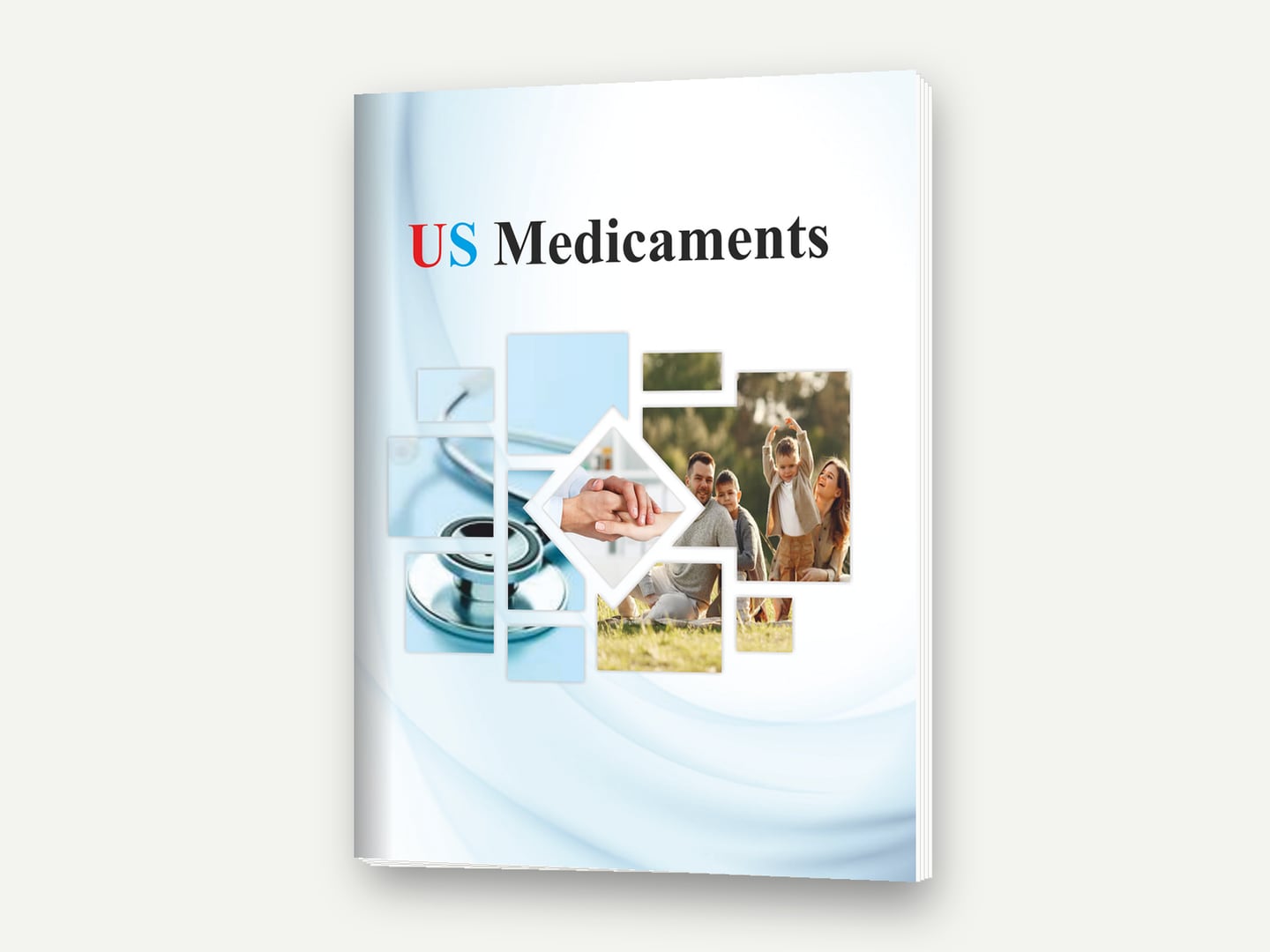 US Medicaments — US Medicaments visual-aid cover — Visual aid designed and printed by Daffodil Design & Prints, Bengaluru