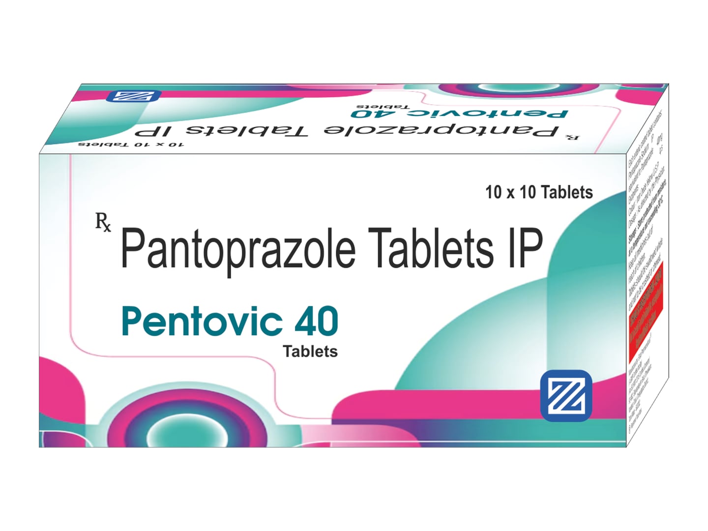 Zenvito Health Care — Pentovic 40 tablets carton — Carton designed and printed by Daffodil Design & Prints, Bengaluru